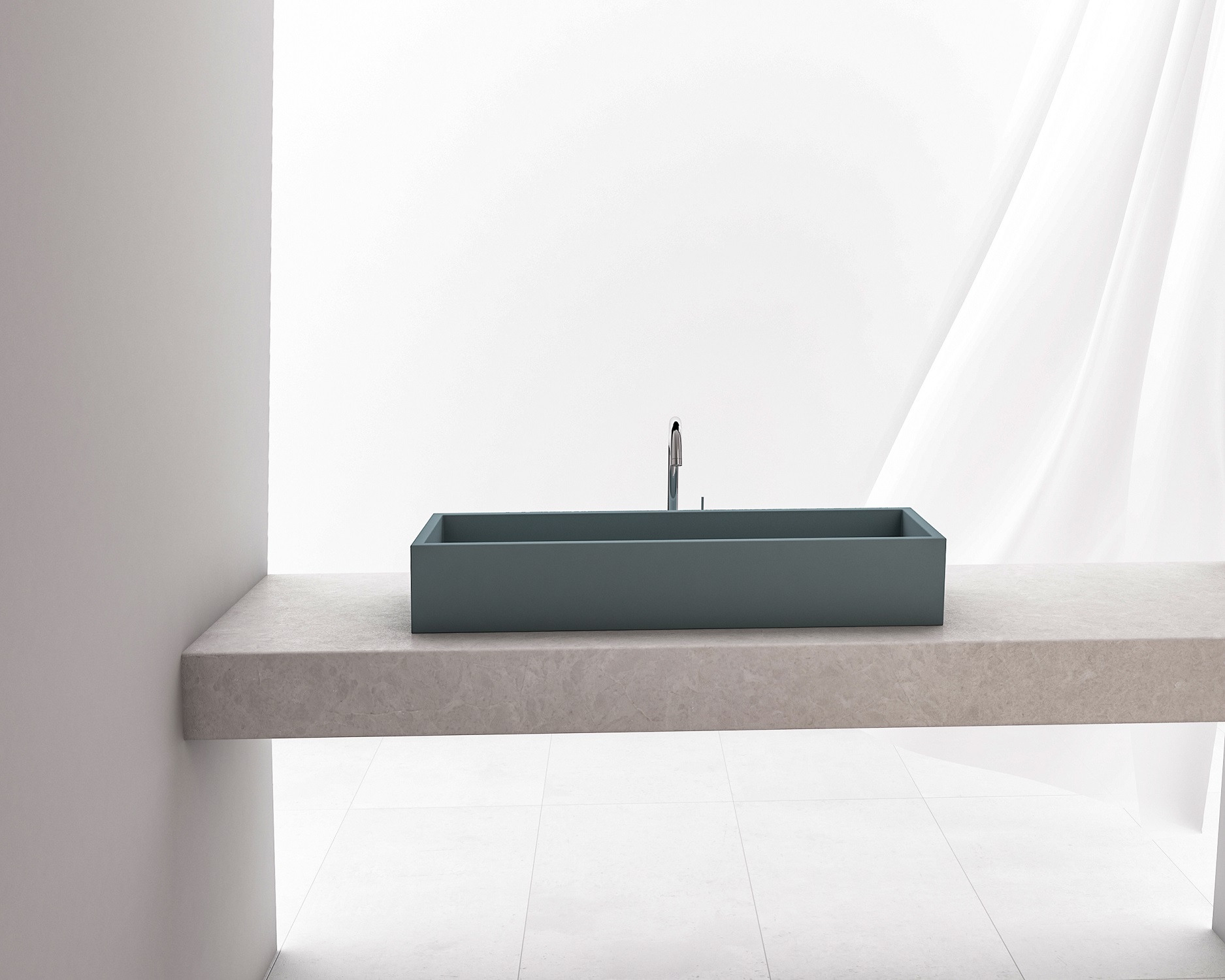 Immissio 90 M GREY Urbi Et Orbi Cement Washbasin Shadow Color Raf GAL