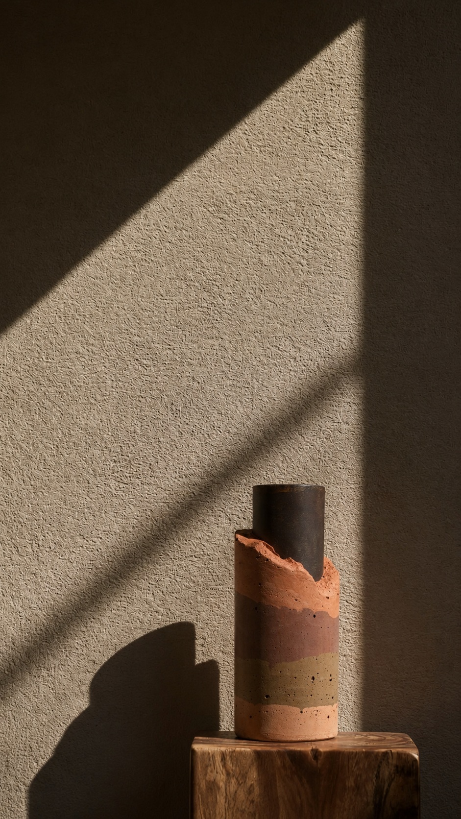 Strata Cement Vase By Ctrlzak For Urbi Et Orbi