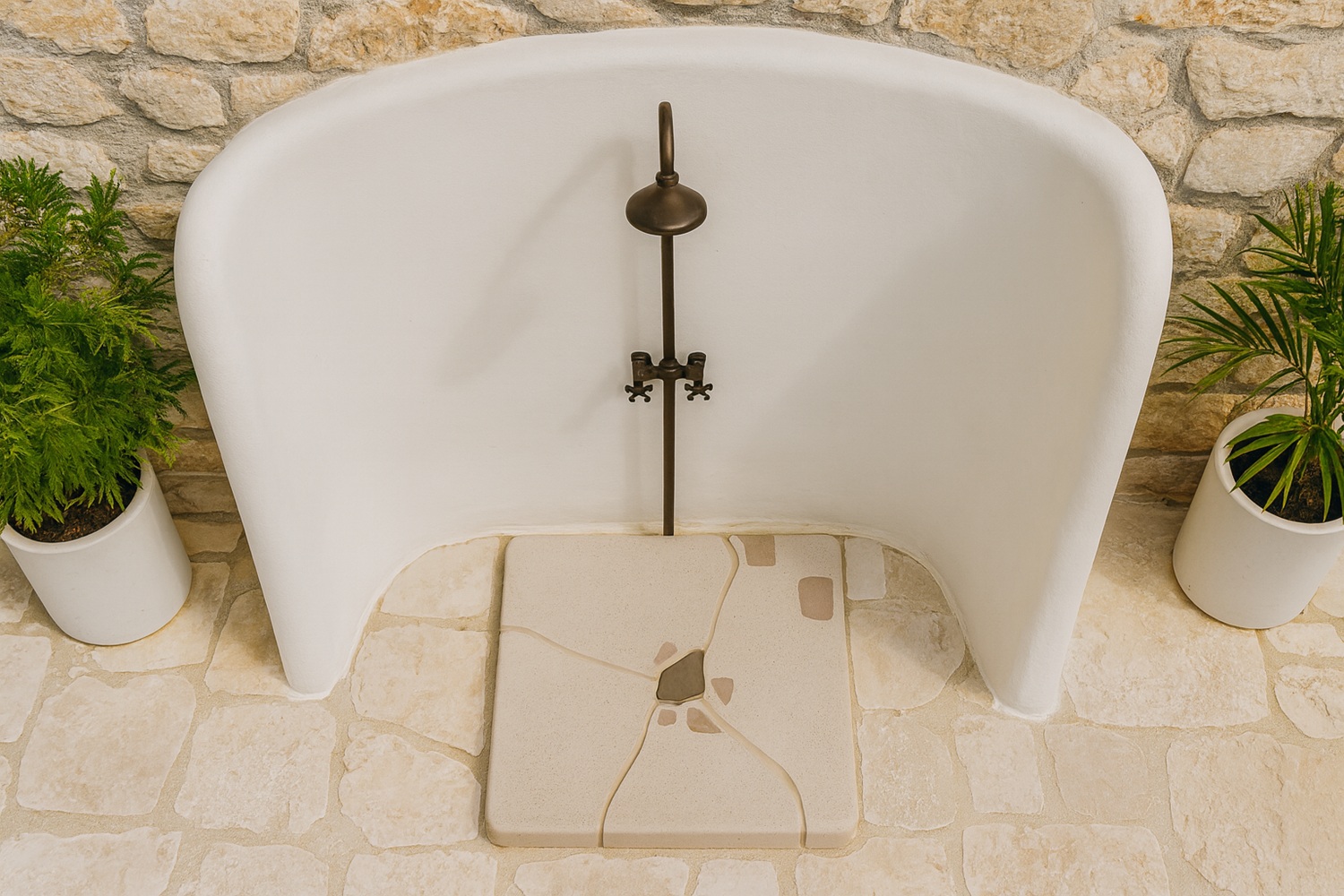 Erosion Concrete Shower Tray By CTRLZAK Urbi Et Orbi GAL