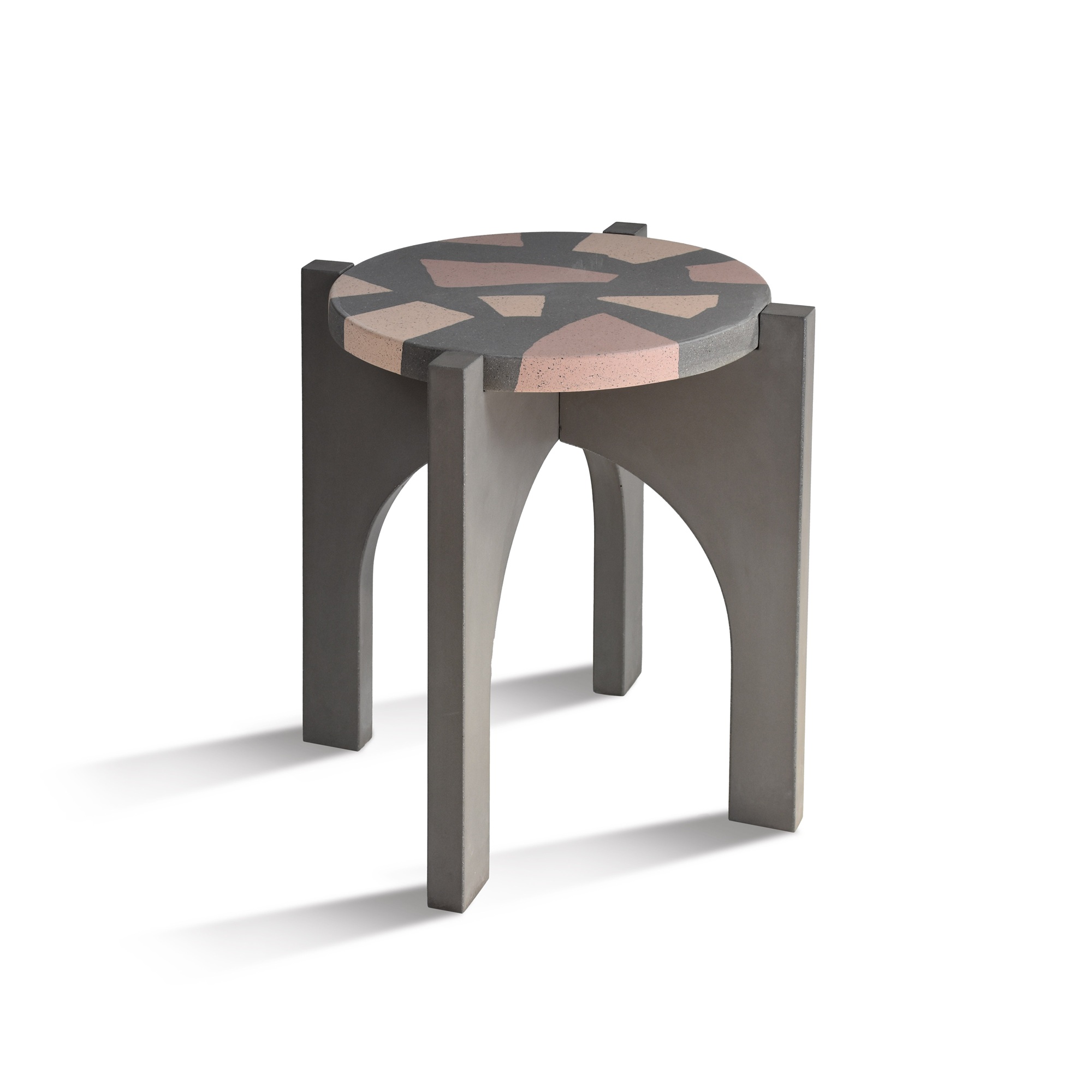 Oikos Cement Side Table Anthracite By Sara Ricciardi Urbi Et Orbi About