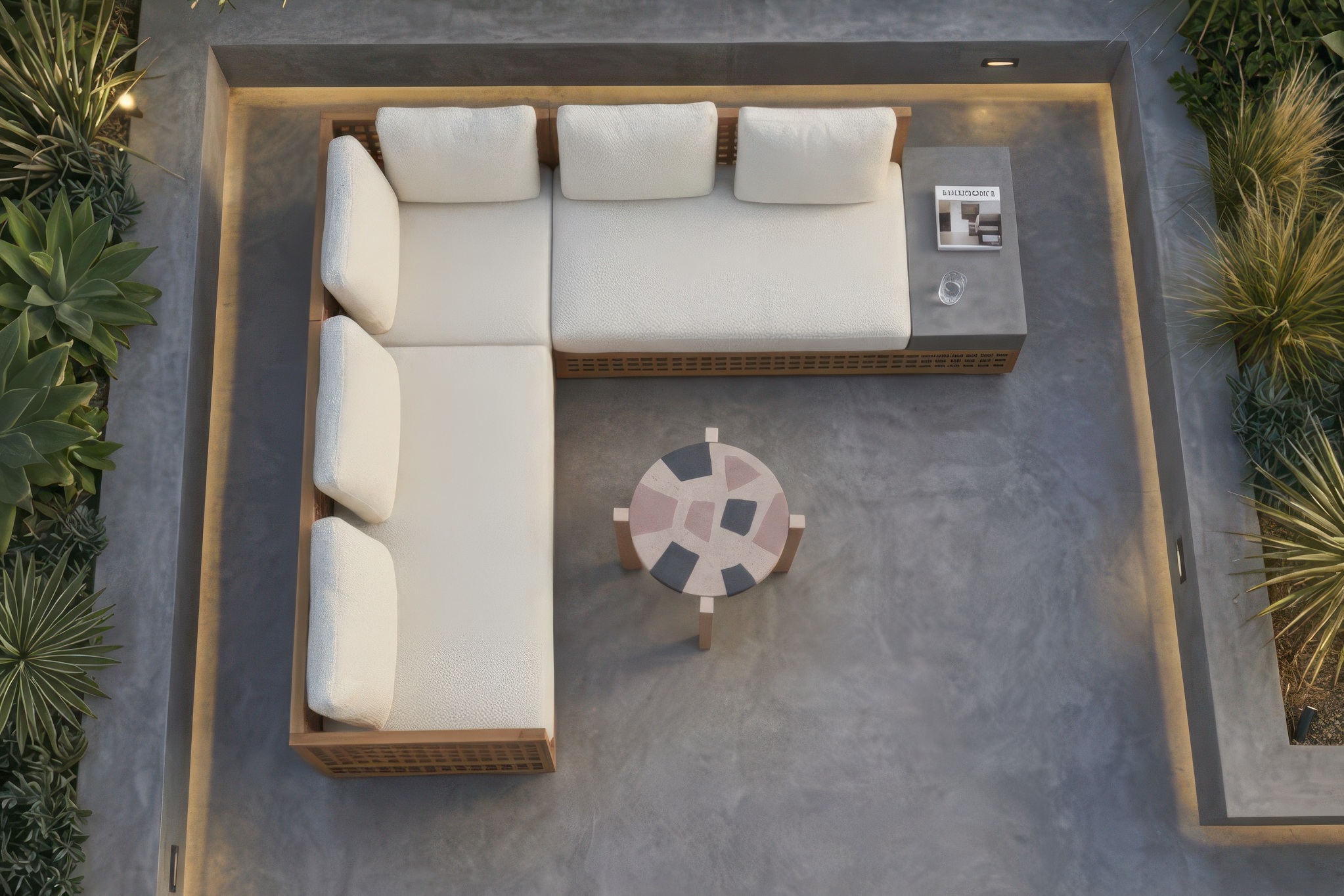 Oikos Cement Side Table Som By Sara Ricciardi Urbi Et Orbi Banner