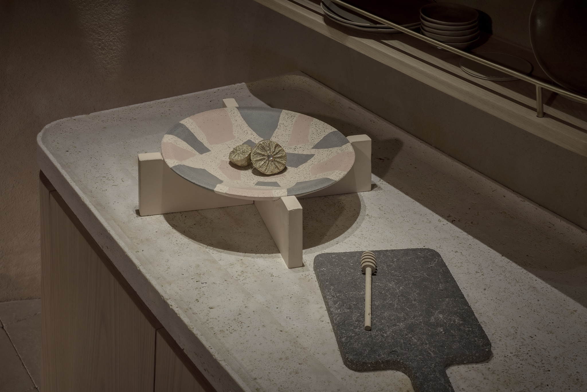 oikos cement tray design by sara ricciardi by urbi et orbi