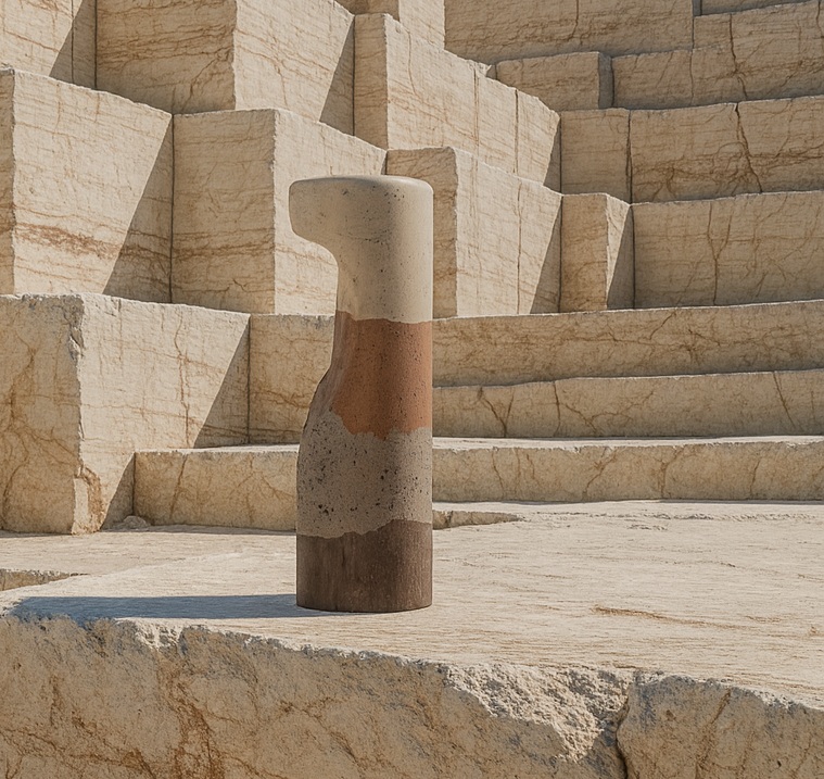Strata Bollard Cement Lamp Cool By CTRL Design Studio Urbi Et Orbi R