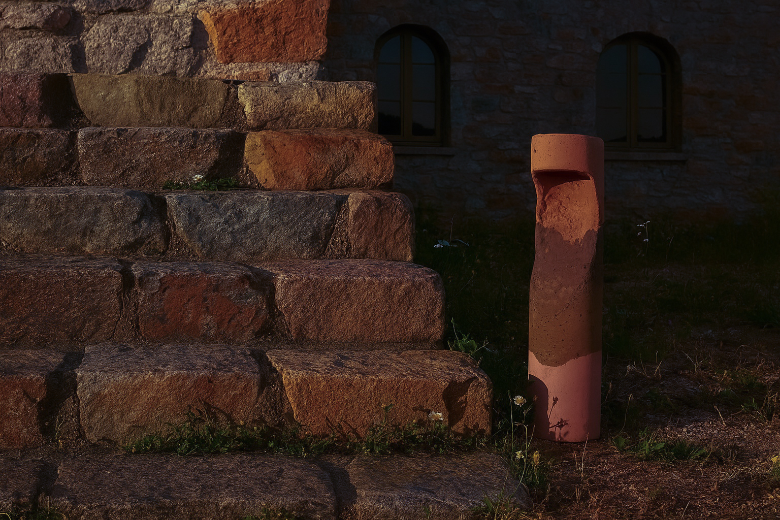 Strata Bollard Cement Low Lamp Warm By CTRL Design Studio Urbi Et Orbi R