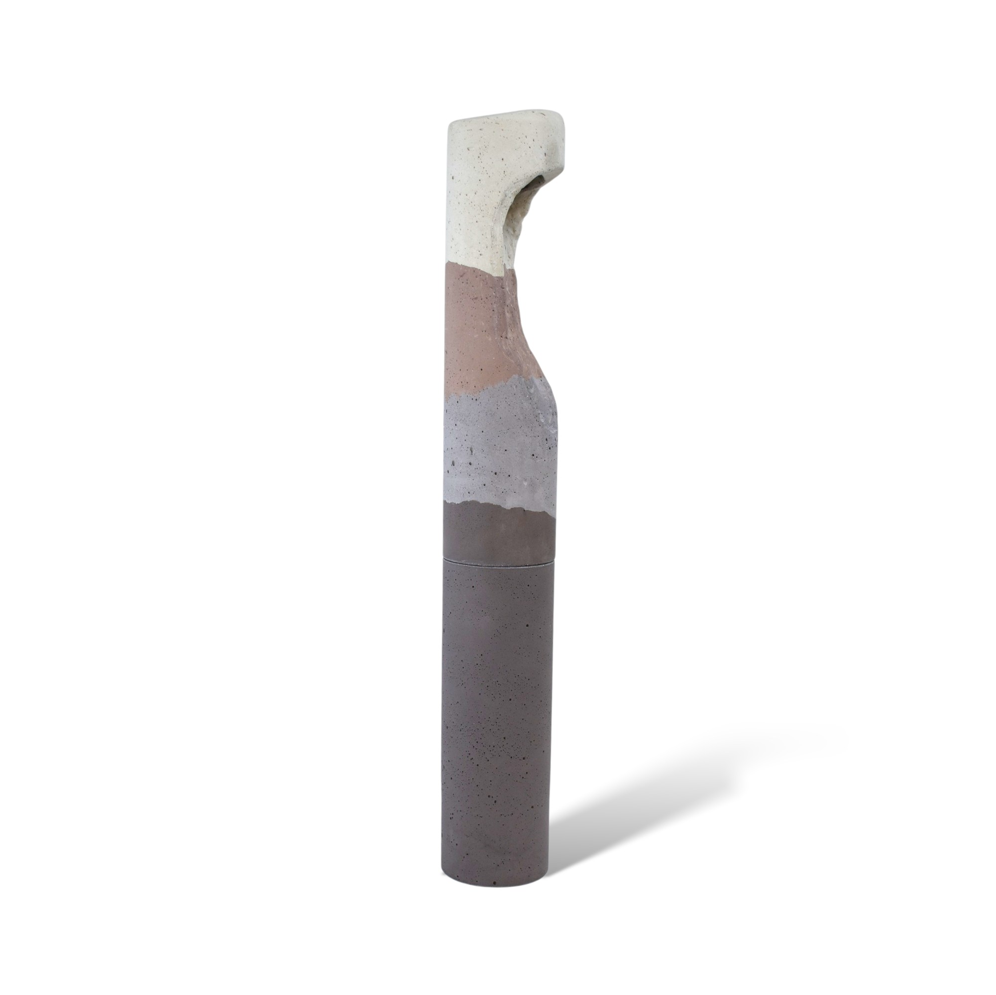 Strata Bollard High Cement Lamp Cool By CTRL Design Studio Urbi Et Orbi Gal