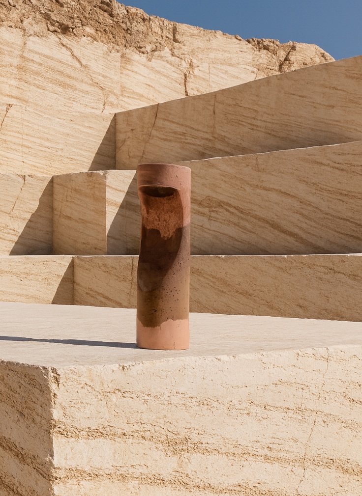 Strata Bollard Low Concrete Lamp Warm By CTRL Design Studio Urbi Et Orbi R